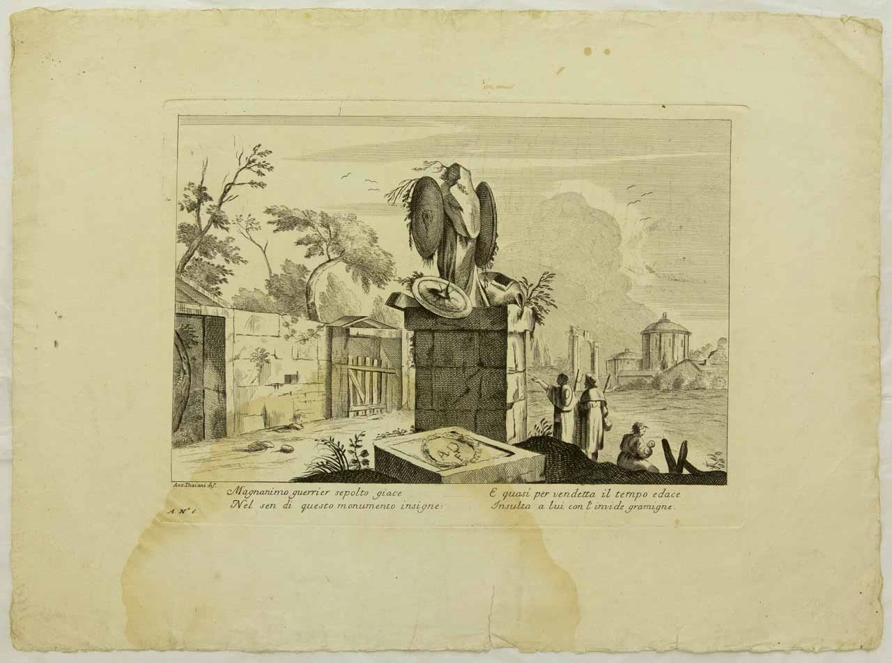 Rovine antiche con monumento funebre - Museo Civico, Fondo Alpago, Novello, Belluno